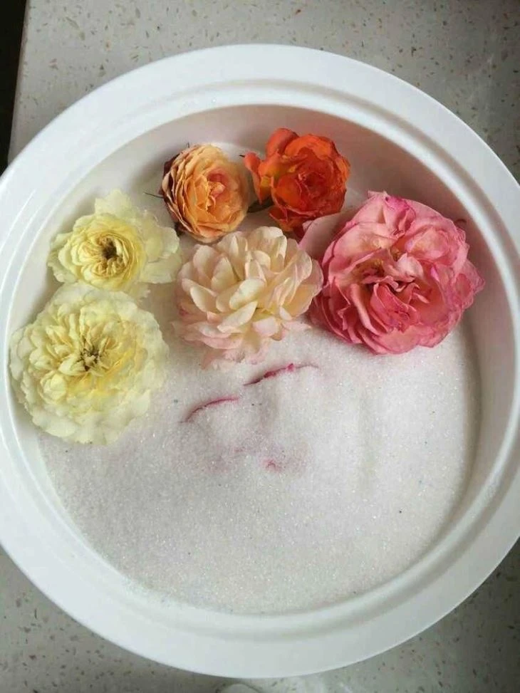 Dry flowers silica gel